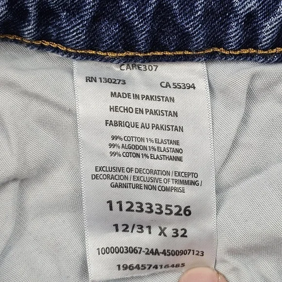 Wrangler High Rise Fierce Flare Denim Jeans Women 12 (Actual 32x31) Blue Stretch - Picture 7 of 8